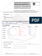 FORMULARIO 009 Congreso 2023