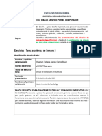 Informe Semana X DAC - Modelo para Llenar DF