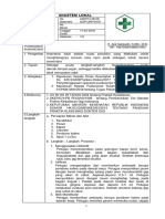 4.SOP & DAFTAR TILIK Anastesi Lokal