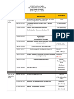 Susunan Acara Traveling Research Smaia 3. 2023