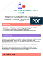 Indicaciones de Biopsia en Cavidad Bucal