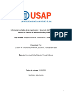 Informe de Resultados Ceremonial y Protocolo