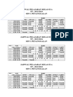 JADWAL PELAgJARA