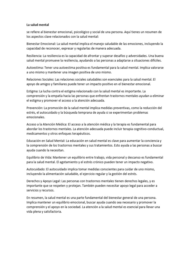 Kit de Salud Mental y Bienestar | PDF | Salud mental | Las emociones