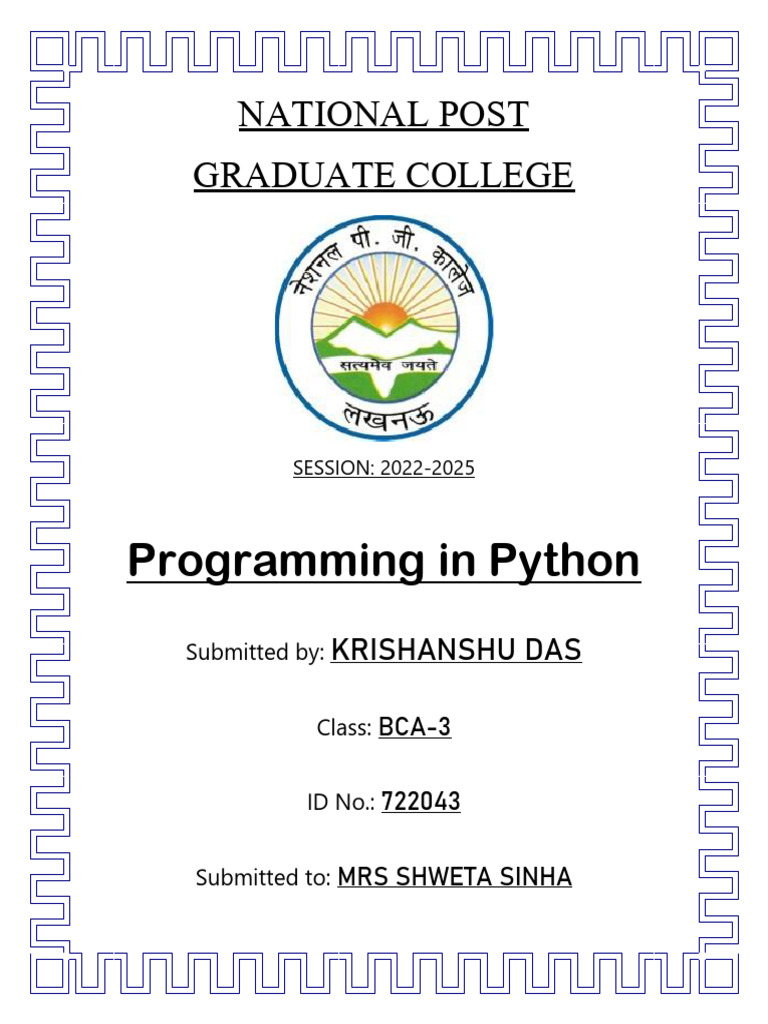 Python Assign Fin | PDF