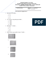 Soal Matematika KLS V - 2020