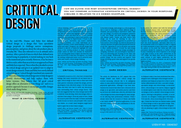 Understanding Critical Design Concepts | PDF | Thought | Design