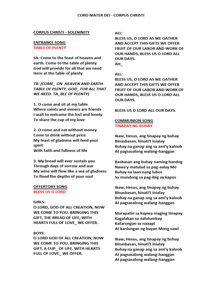 Corpus Christi - June 19 | Download Free PDF | Christian Worship And ...