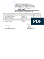 Daftar Hadir Rapat Penyusunan Program Kerja Ppi