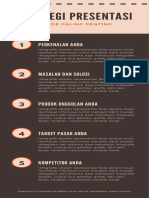 Cokelat Poin Presentasi Slide Bisnis Infografik