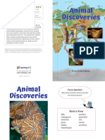 Animal Discoveries Reading