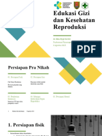 Edukasi Gizi Dan Kesehatan Reproduksi Agustus 2023