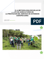 Aplicación de La Metodología Escuela de Campo para Agricultures en La Prestación Del Servicio de Extensión Agropecuaria