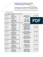 Issuance of Vice Chancellor Talent Scholarship Cheques