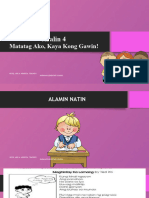 Aralin 4: Matatag Ako, Kaya Kong Gawin!