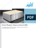 Knauf Regular Gypsum Board RG