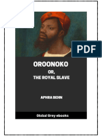 Oroonoko or The Royal Slave