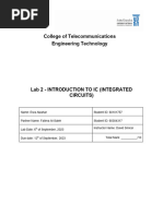 LAB 2-Integrated Circuits ICs 2