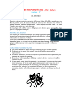 Semana 4 para 5° - Teatro - Historia, Generos Teatrales