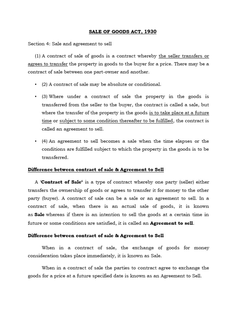 Section 13 2 Sale Of Goods Act