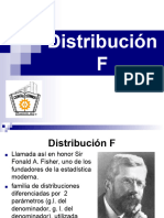 Distribución F