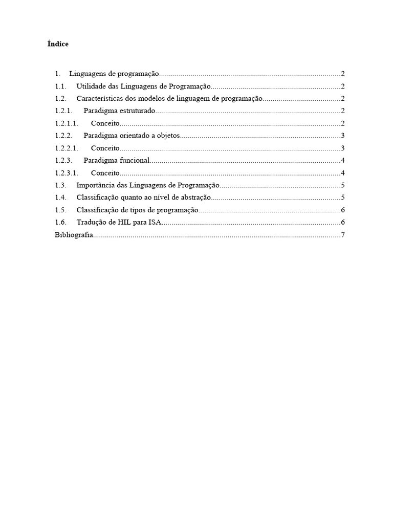 Princípios e Paradigmas de Linguagens de Programação | PDF | Linguagem ...