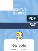 Y6 Autumn Block 1 TS8 Negative Numbers