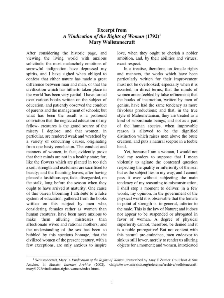 7 (Wollstonecraft, Mary) A Vindication of The Rights of Woman PDF A
