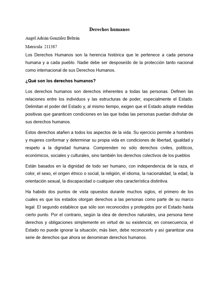 Conceptos Clave de Derechos Humanos | PDF | Política | Ciencias sociales