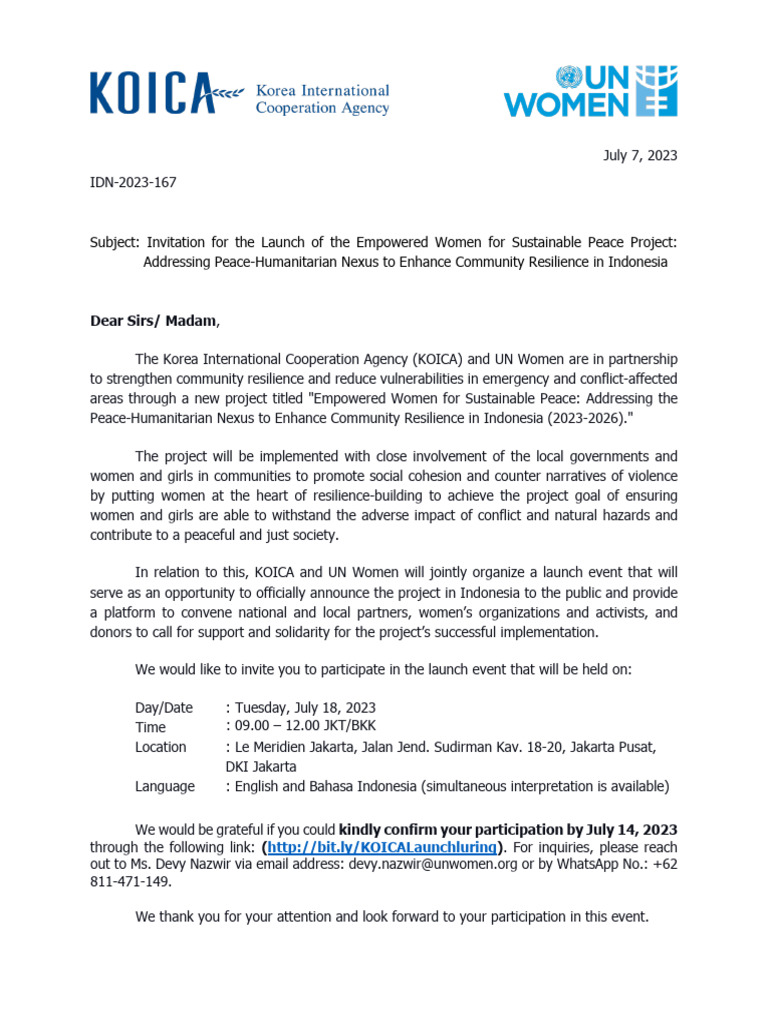 Empowered Women Project Launch | PDF | Social Science | Wellness