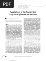 Download Early Names Test by Stanley L Swartz SN67219024 doc pdf