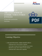 Topic 3. Self Organization of Cosmic Structures