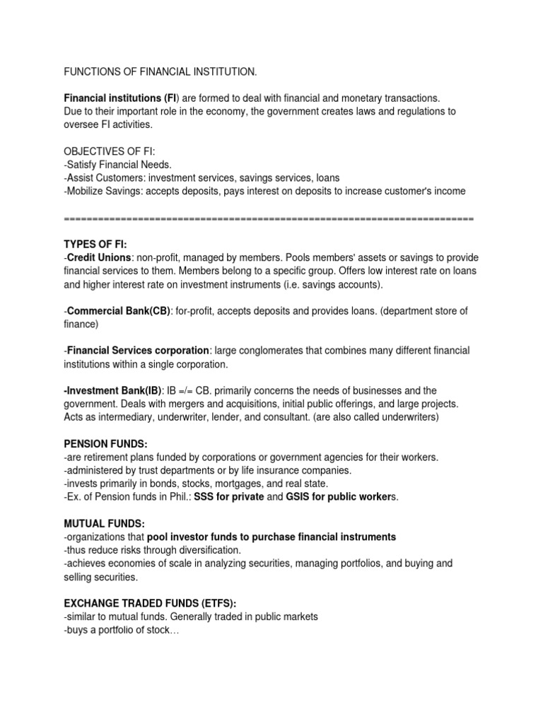 Bfi topic 1 2 3 download free pdf insurance banks