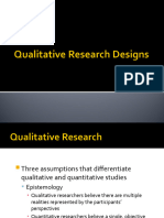 Qualitative Designs