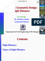 3.2 - Stopping Sight Distance F