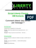 Script Liberty Closing - DM Sortants