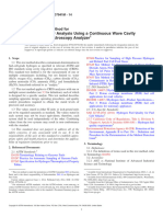 Hydrogen Purity Analysis Using A Continuous Wave Cavity Ring-Down Spectroscopy Analyzer