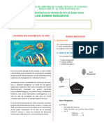 Eda 2 - Semana 9 Ficha Los Acidos Nucleicos 4to. 2023