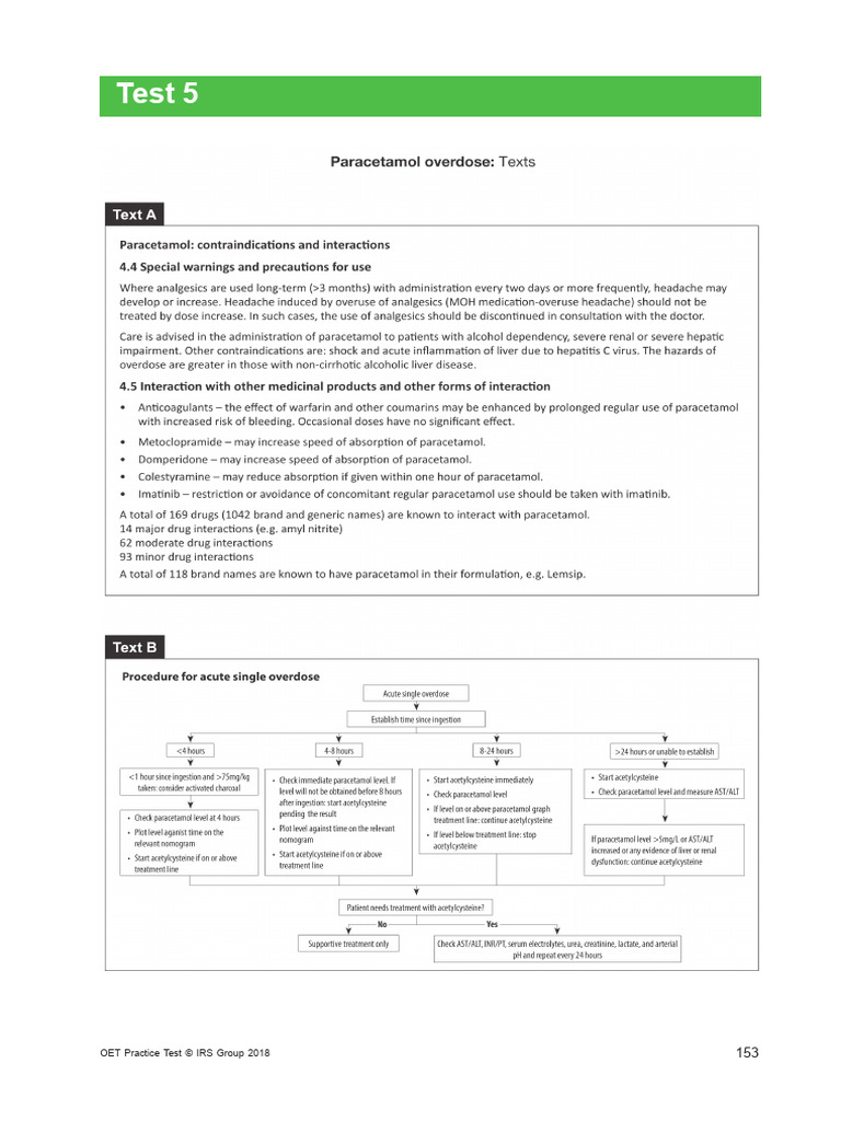 OET Reading Practice Test 5 PDF | PDF | Finance & Money Management