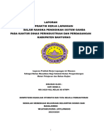 Laporan Praktik Kerja Lapangan Dalam Rangka Pendidikan Sistem Ganda Pada Kantor Dinas Perindustrian Dan Perdagangan Kabupaten Banyumas