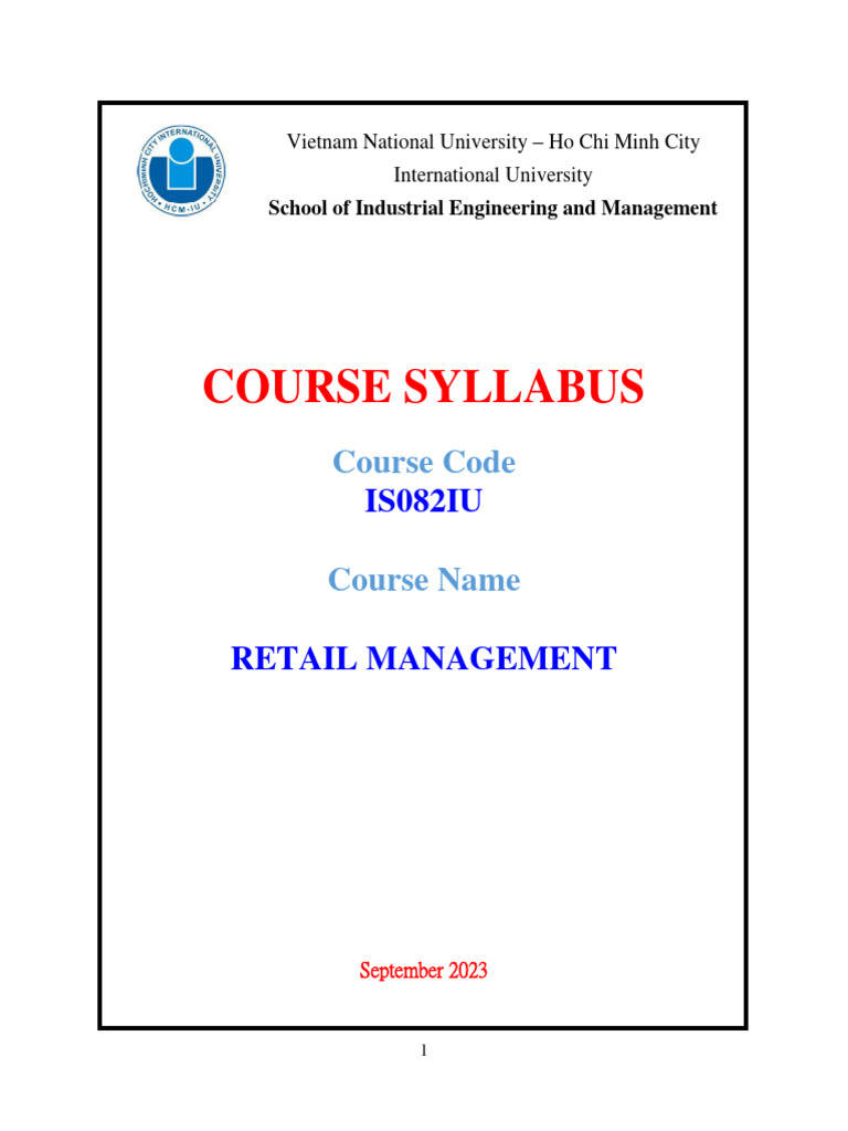 is082iu-syllabus-of-retail-management-pdf-retail-rubric-academic