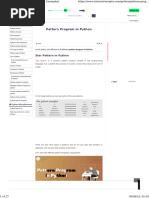 Pattern Program in Python (With 30 Examples)