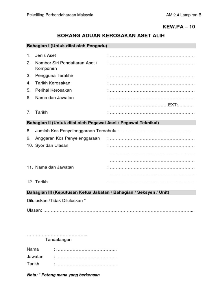 Kew Pa 10 | PDF