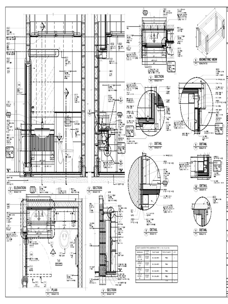 Vanity Counter Type 2 PDF Building Engineering Engineering