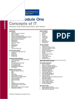 Ecdl v5.0 Module 1 Windows Vista Outline