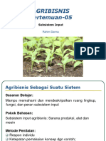 5 Input AGRIBISNIS