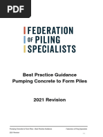 FPS Guidance For Pumping Concrete To Form Piles Revision 2021