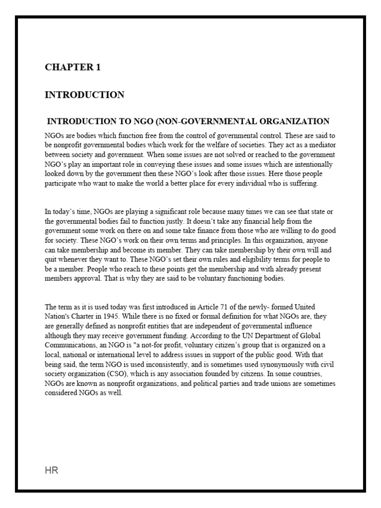Overview of NGOs and Their Impact | PDF | Economies