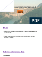 Water Resources Engineering II Dams