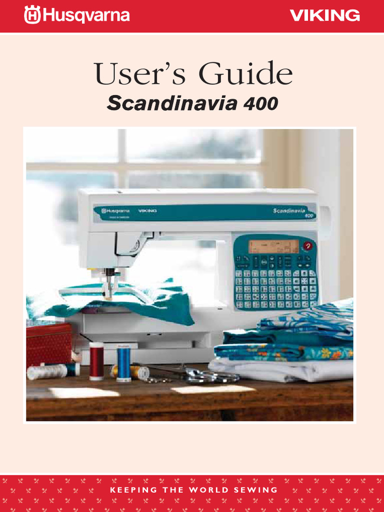 Husqvarna Scandinavia 400 | PDF | Sewing Machine | Embroidery